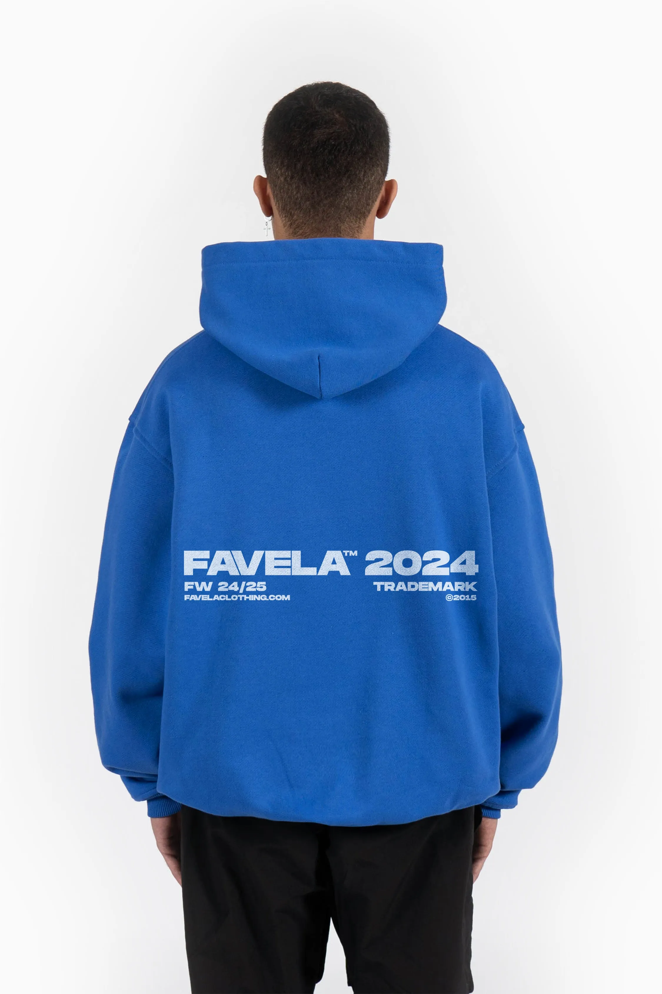 2024 ROYAL BLUE SNAP BUTTON HOODIE