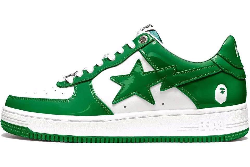 A BATHING APE BAPE STA LOW GREEN