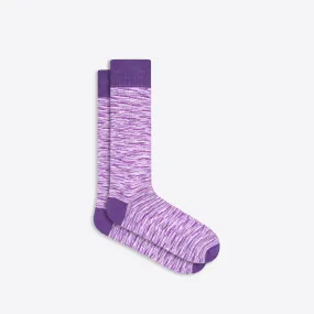 Abstract Melange Mid-Calf Sock