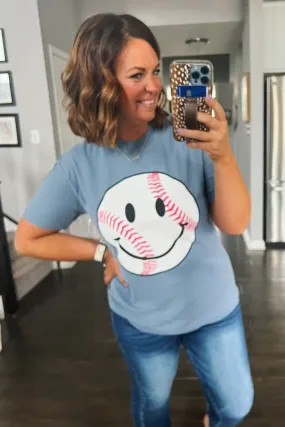 All Smiles Baseball Tee