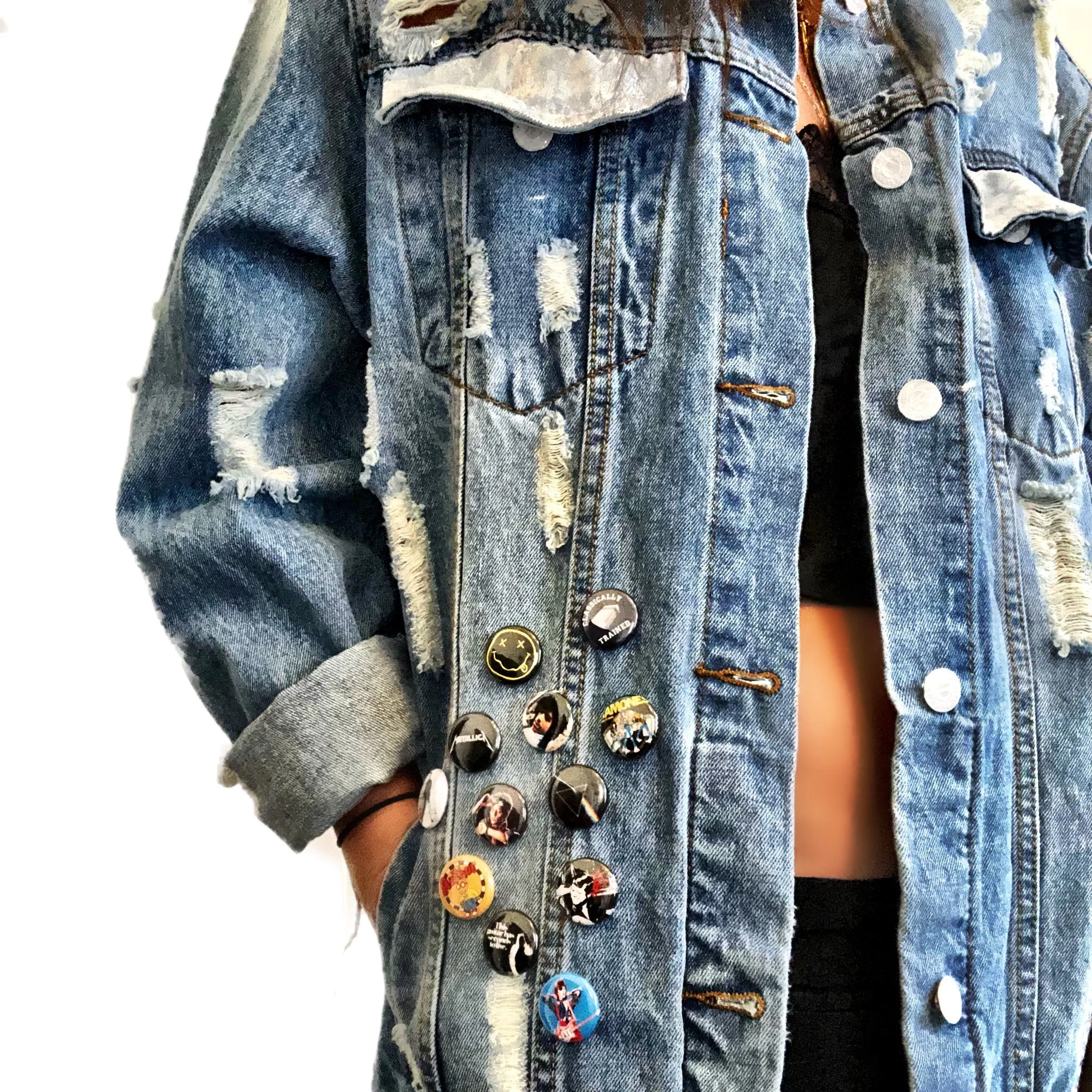 'ALWAYS INSPIRED' DENIM JACKET