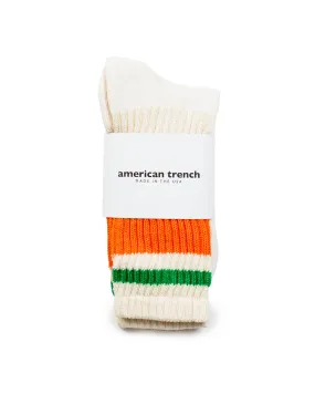 American Trench The Retro Stripe Orange/Kelly Green