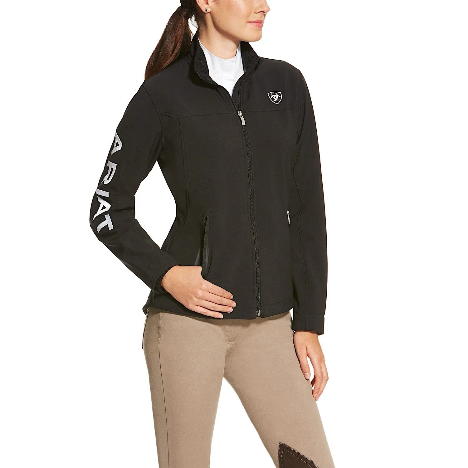 Ariat Womens New Team Softshell Jacket Black