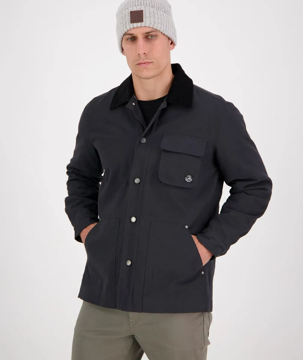 Barrytown V2 Canvas Work Jacket - Charcoal