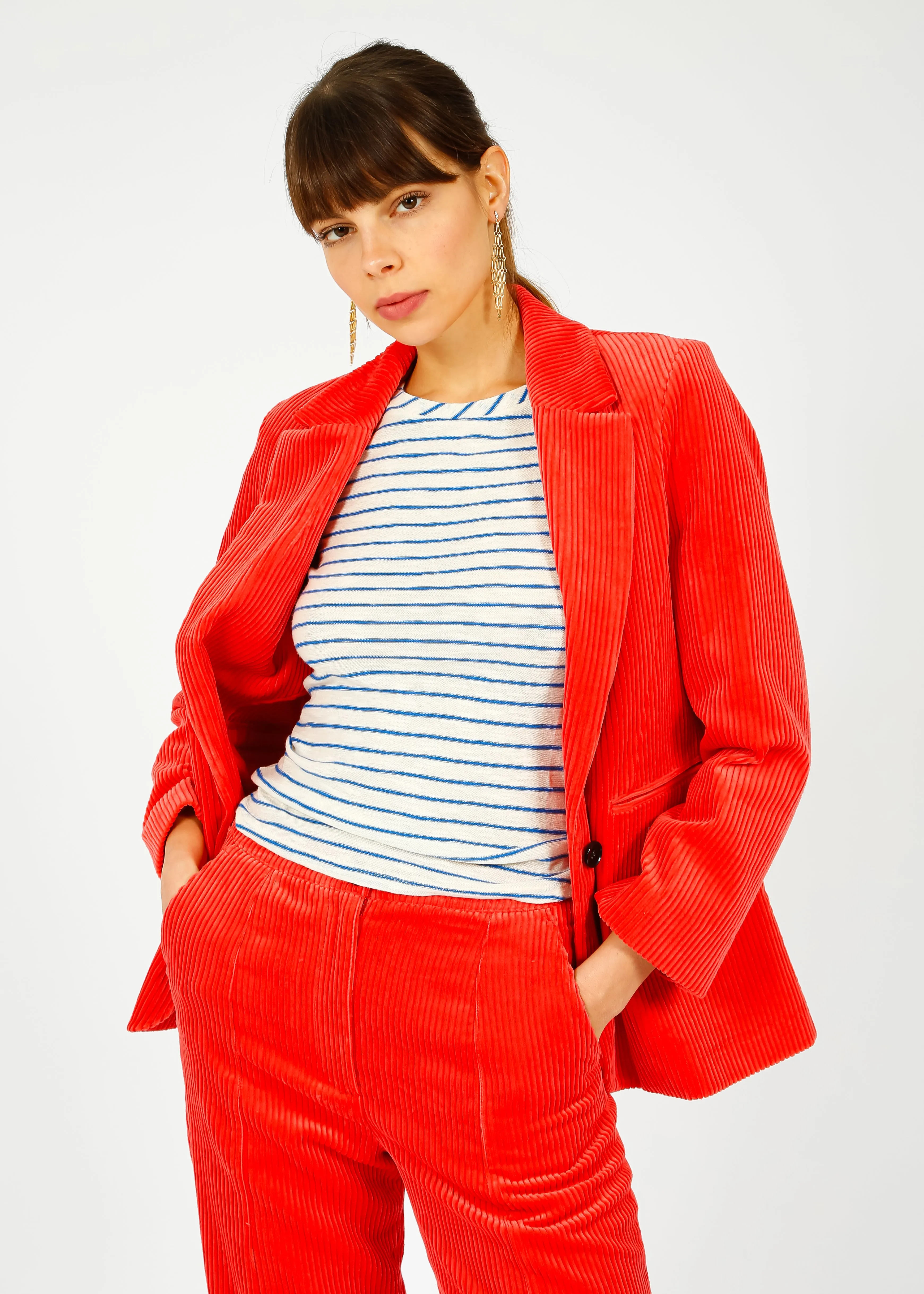 BR Veil Blazer in Corail