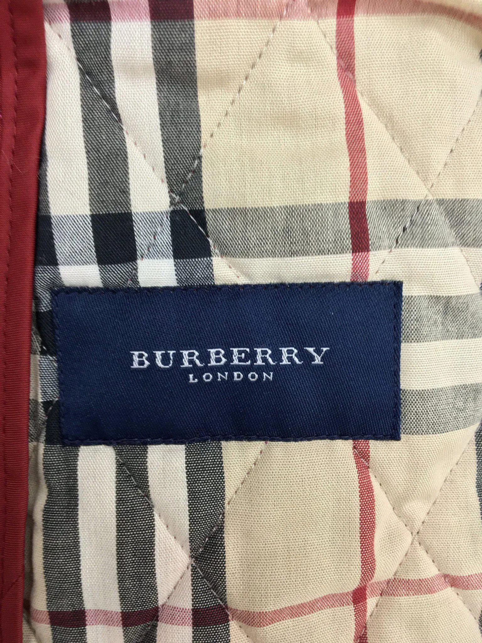 Burberry London Diamond Quilted Jacket Size M