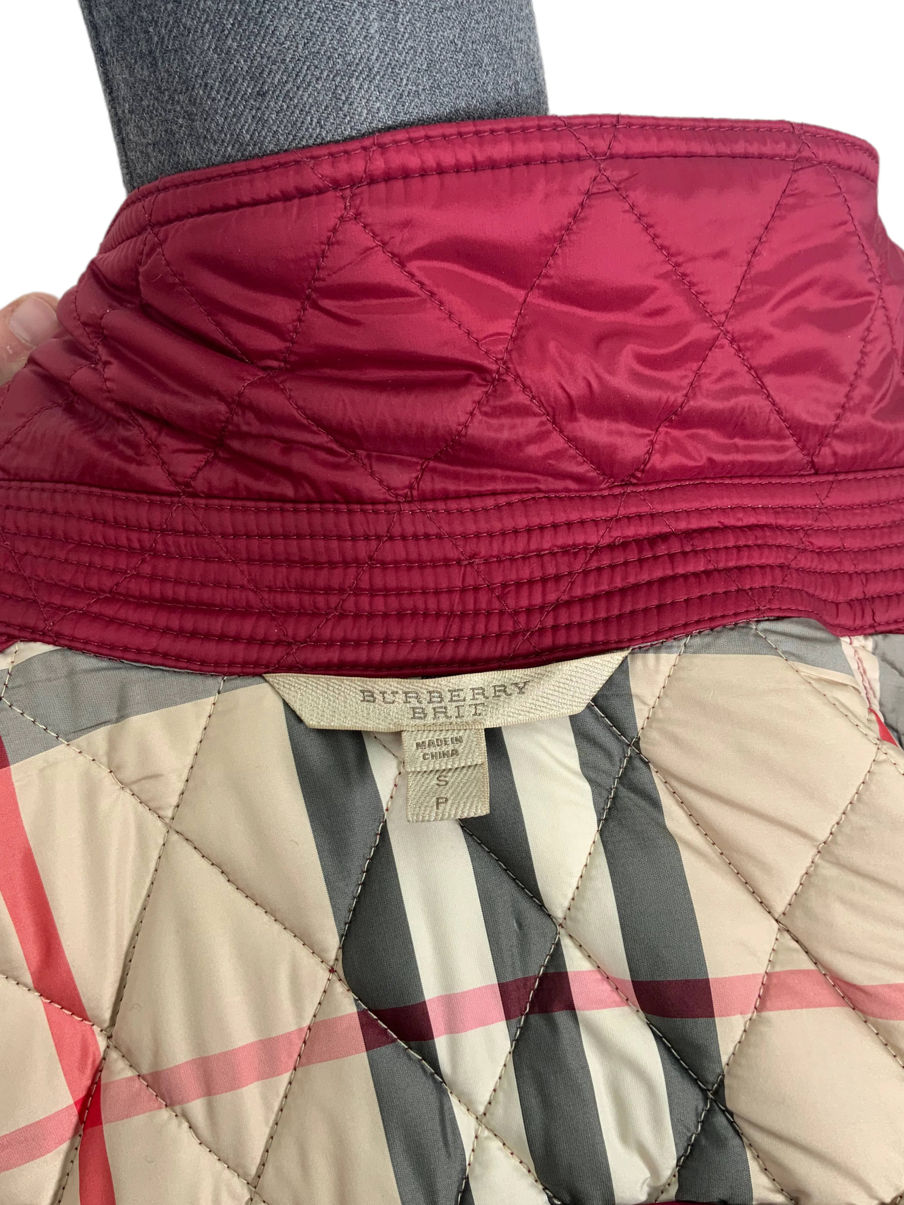 Burberry London Diamond Quilted Jacket Size S