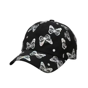 Butterfly Design Baseball Cap