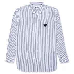 Button Down - Blue/White/Black