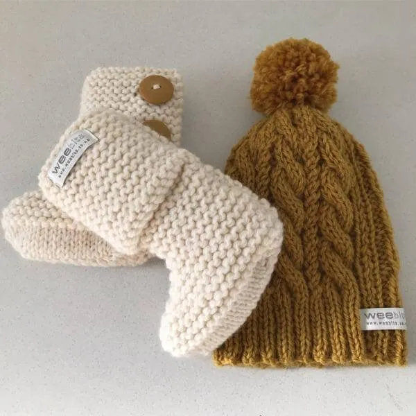 Cable Knit Baby Hat