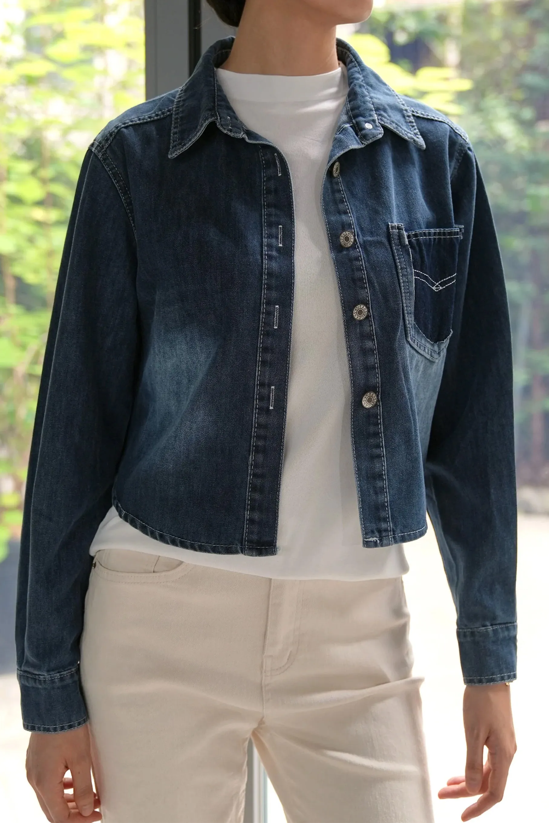 Camille Pocket Denim Jacket