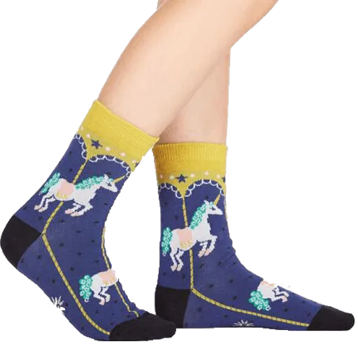 Carousel Junior Crew Sock