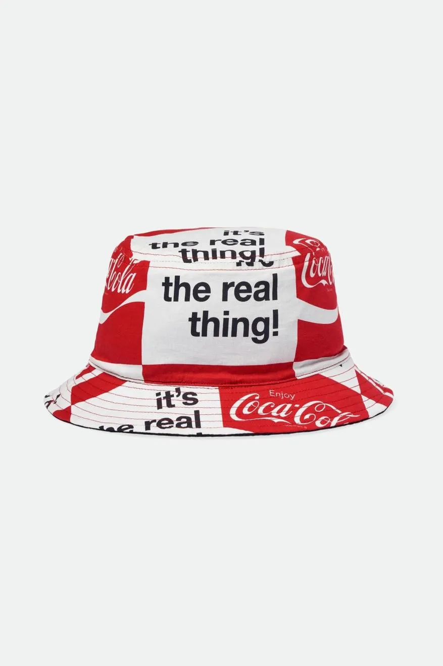 Coca-Cola Good Day Reversible Bucket Hat  - Coke Red/Black