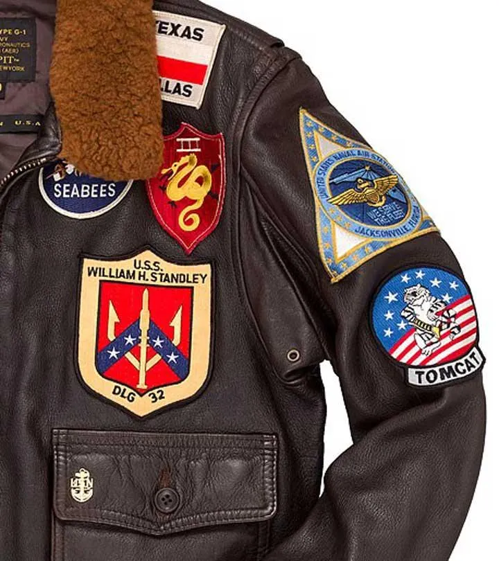 Cockpit USA Mens Reproduction Top Gun G-1 Leather Flight Jacket