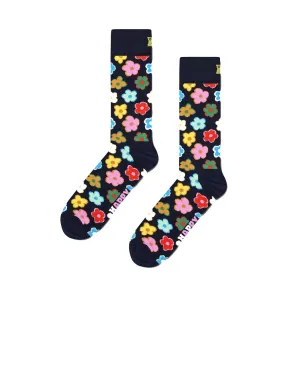 Crew Flower Socks