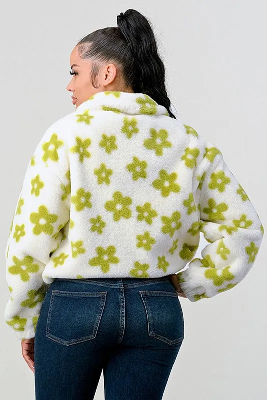 Daisy Fuzzy Jacket