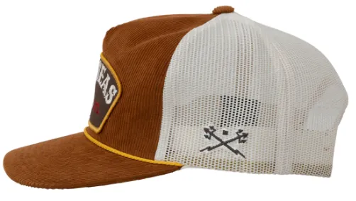 DARK SEAS - LYON HAT - BROWN/WHITE