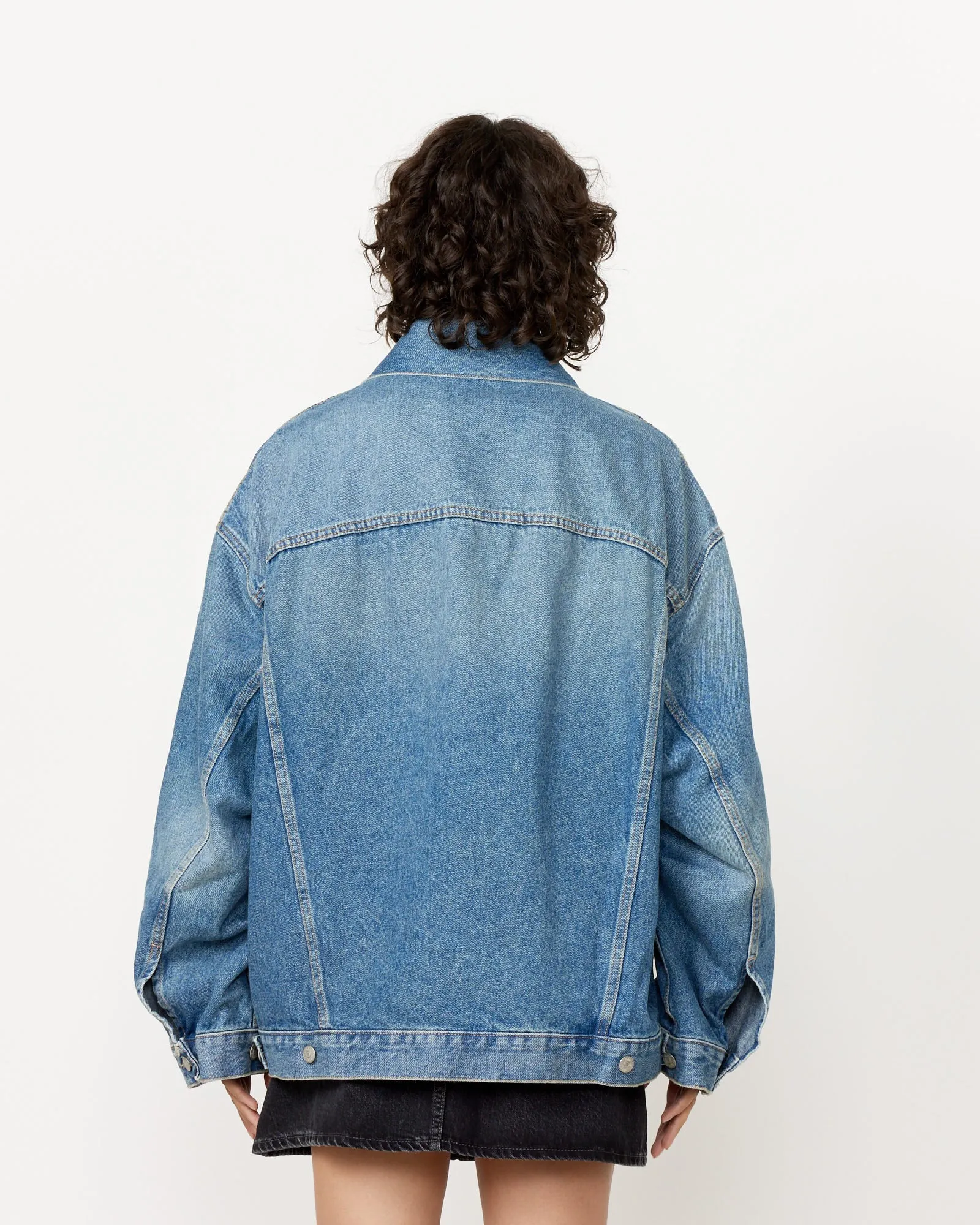 Denim Jacket in Mid Blue