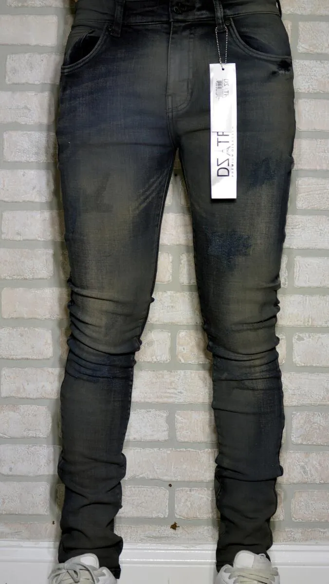 DZTR SUPER STRETCH DENIM - SLIM FIT - BLACK SHADOW