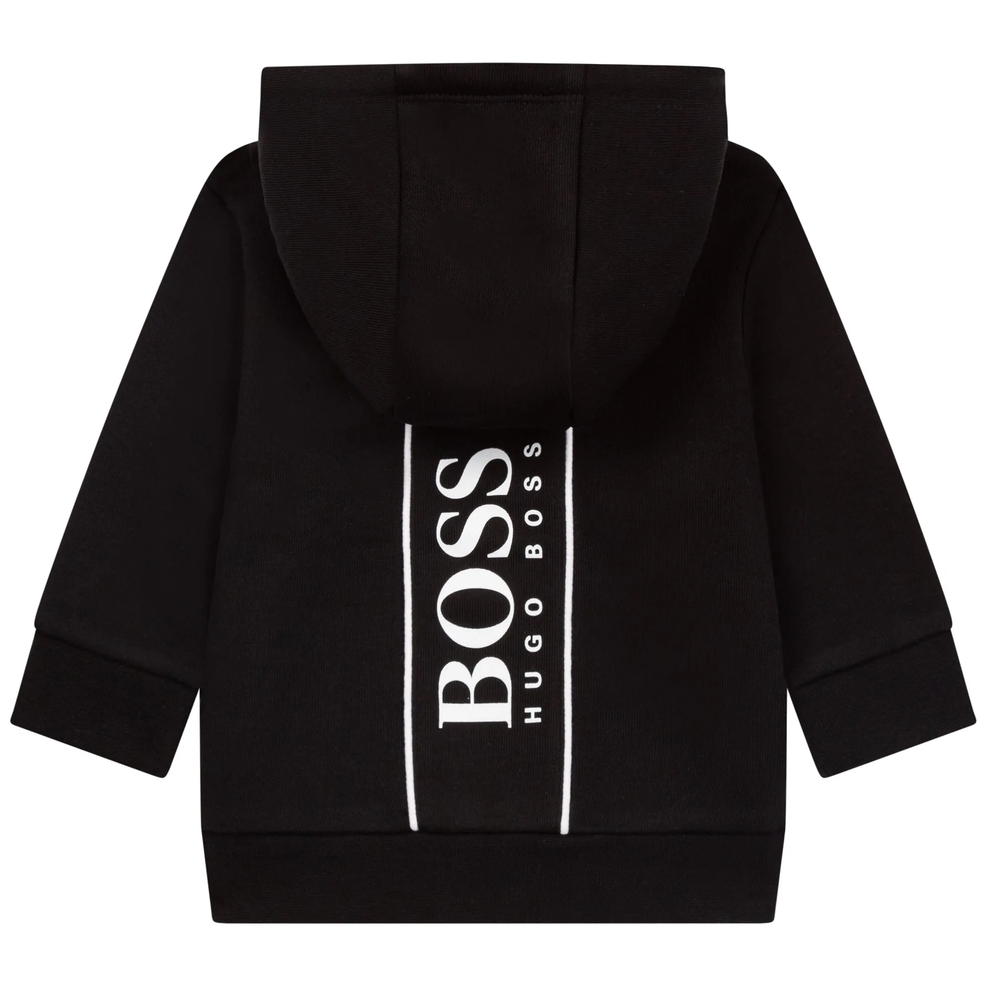 Hugo Boss Toddler Zip-Up Hoodie w/Logo_ Black J05937-09B