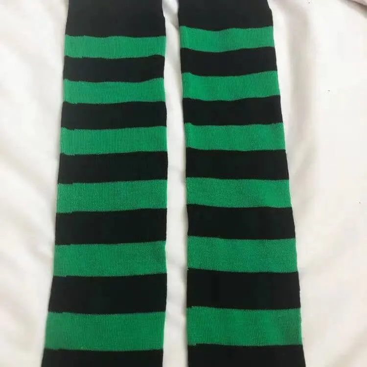 JAPANESE COS STRIPED KNEE SOCKS BY64023