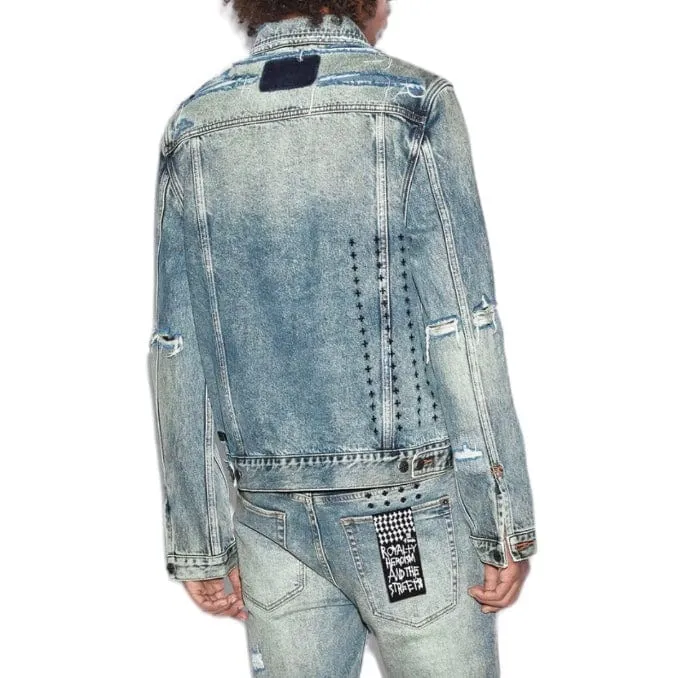 Ksubi Classic Throw Bak Denim Jacket (Indigo Denim) MPS24JK004