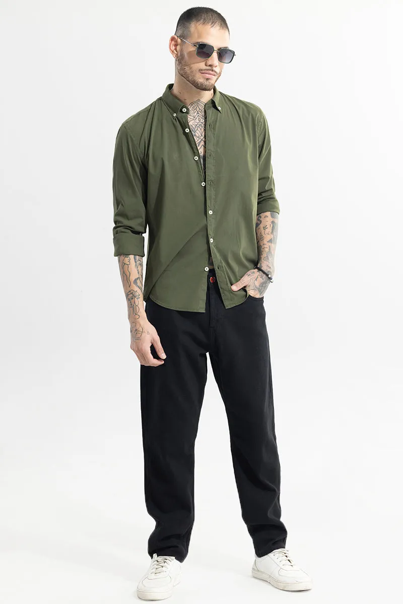 Leisure Olive Shirt