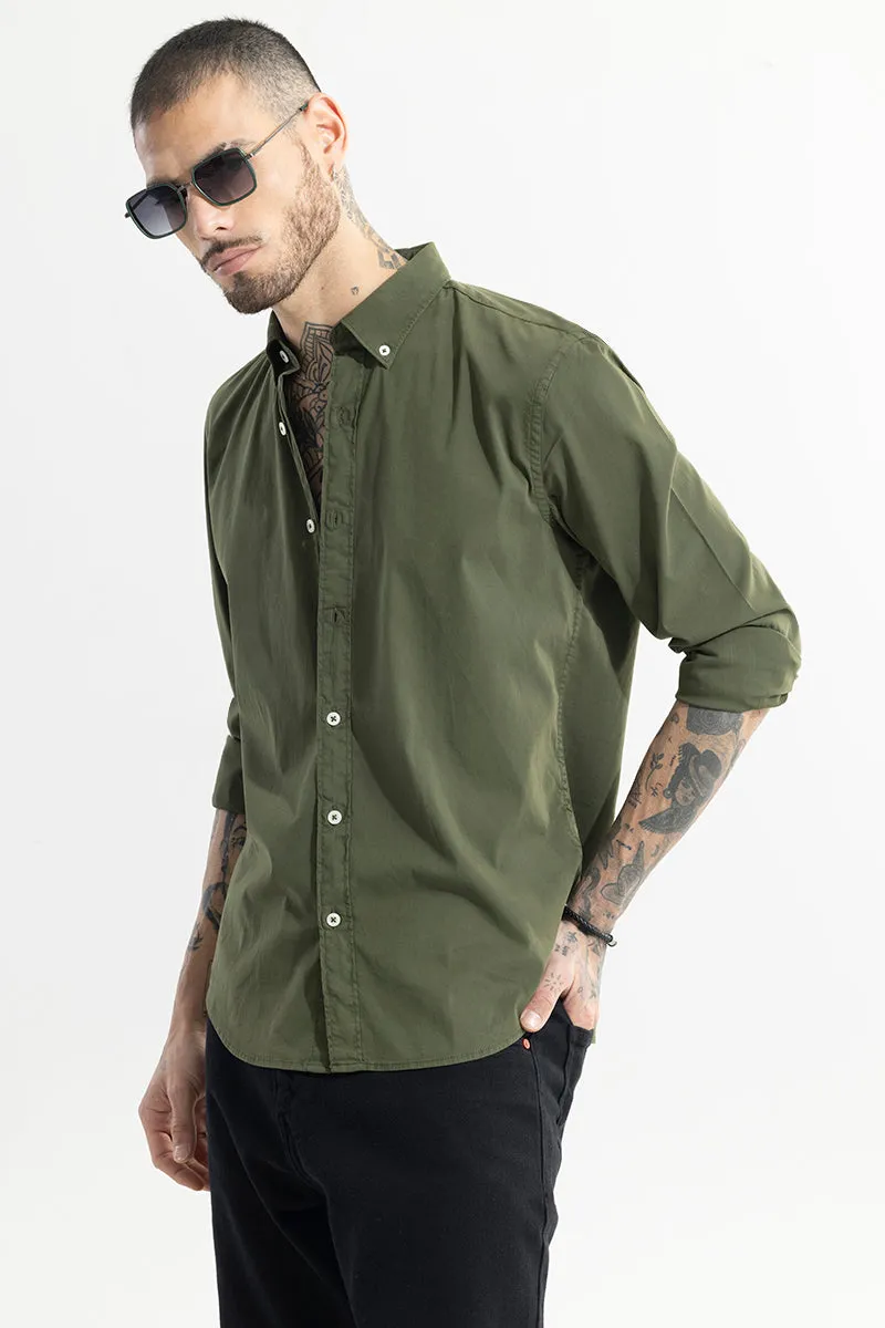 Leisure Olive Shirt