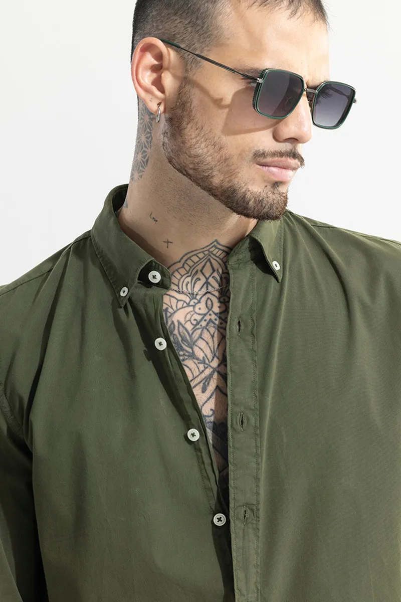 Leisure Olive Shirt