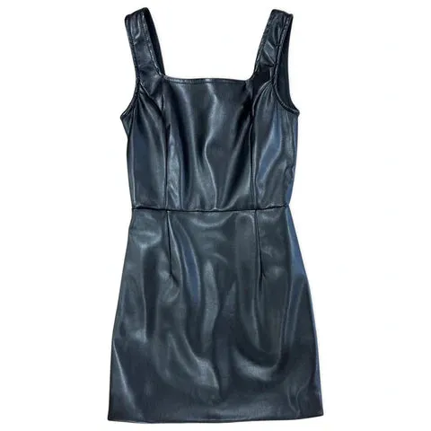 Logan Vegan Leather Dress