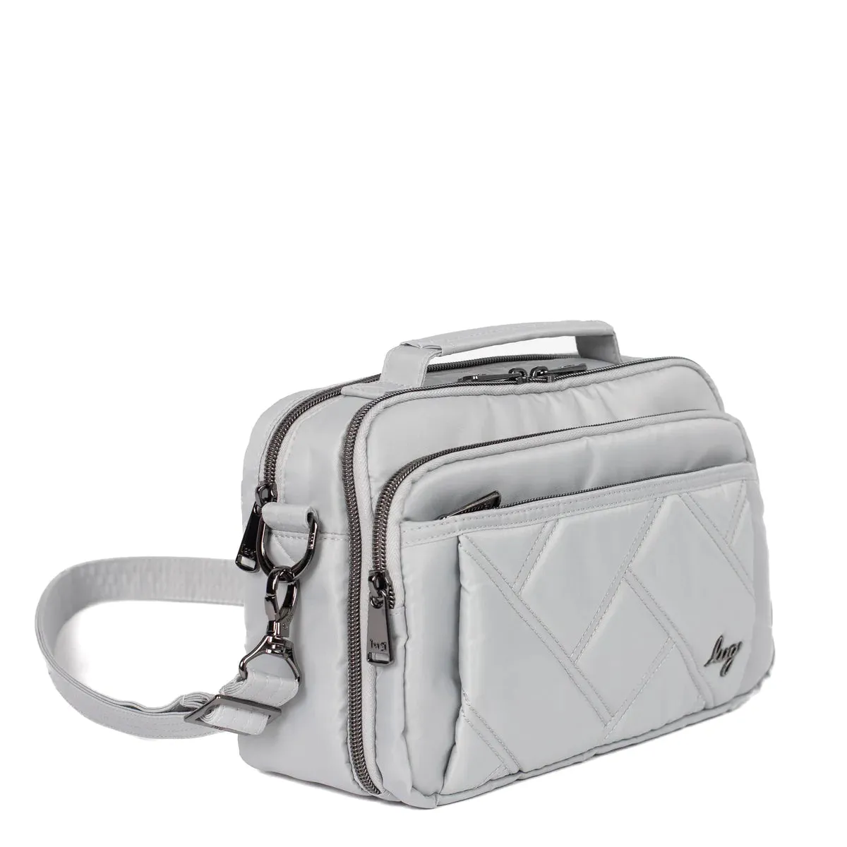 Cloud Grey LUG Scoop SE Crossbody Bag with Modifiers