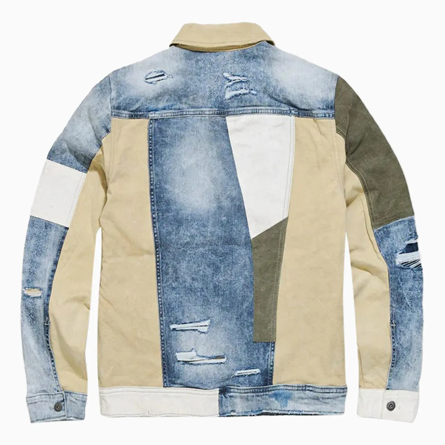 Men's Matching Patched Jacket