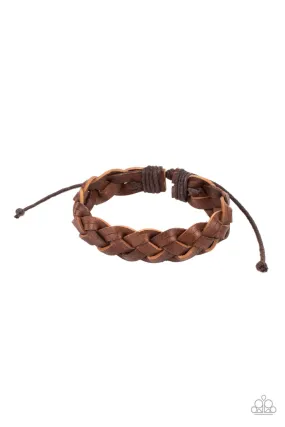 Paparazzi SoCal Summer - Brown Urban Bracelet