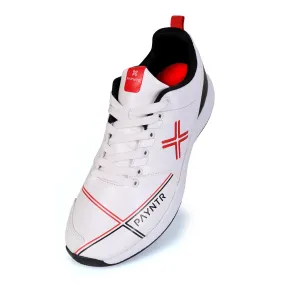 Payntr X-Rubber Cricket Shoes - White/Black