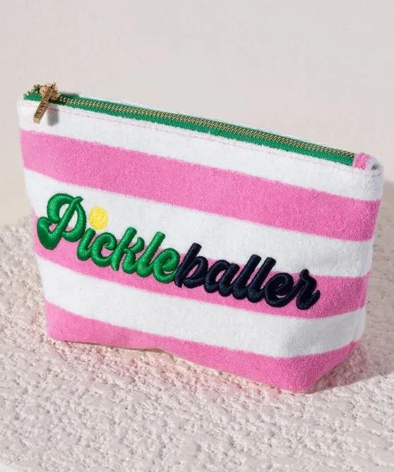 Pickleballer Zip Pouch - Pink