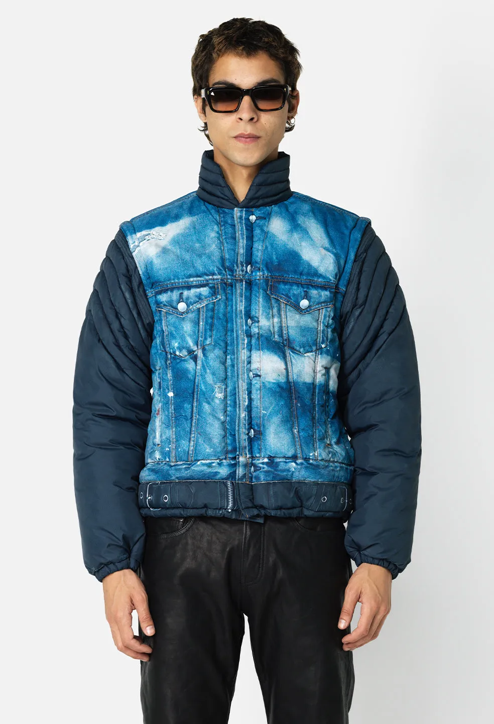 Pico Puffer Digital Print / Denim X Rider