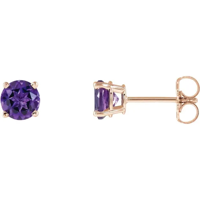 Power In Purple Gift Set: 1 Pair of Earrings & 2 Earring Jackets