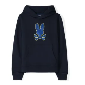 Psycho Bunny Kids Lenox Navy Pullover Hoodie_ B0H102B200-410