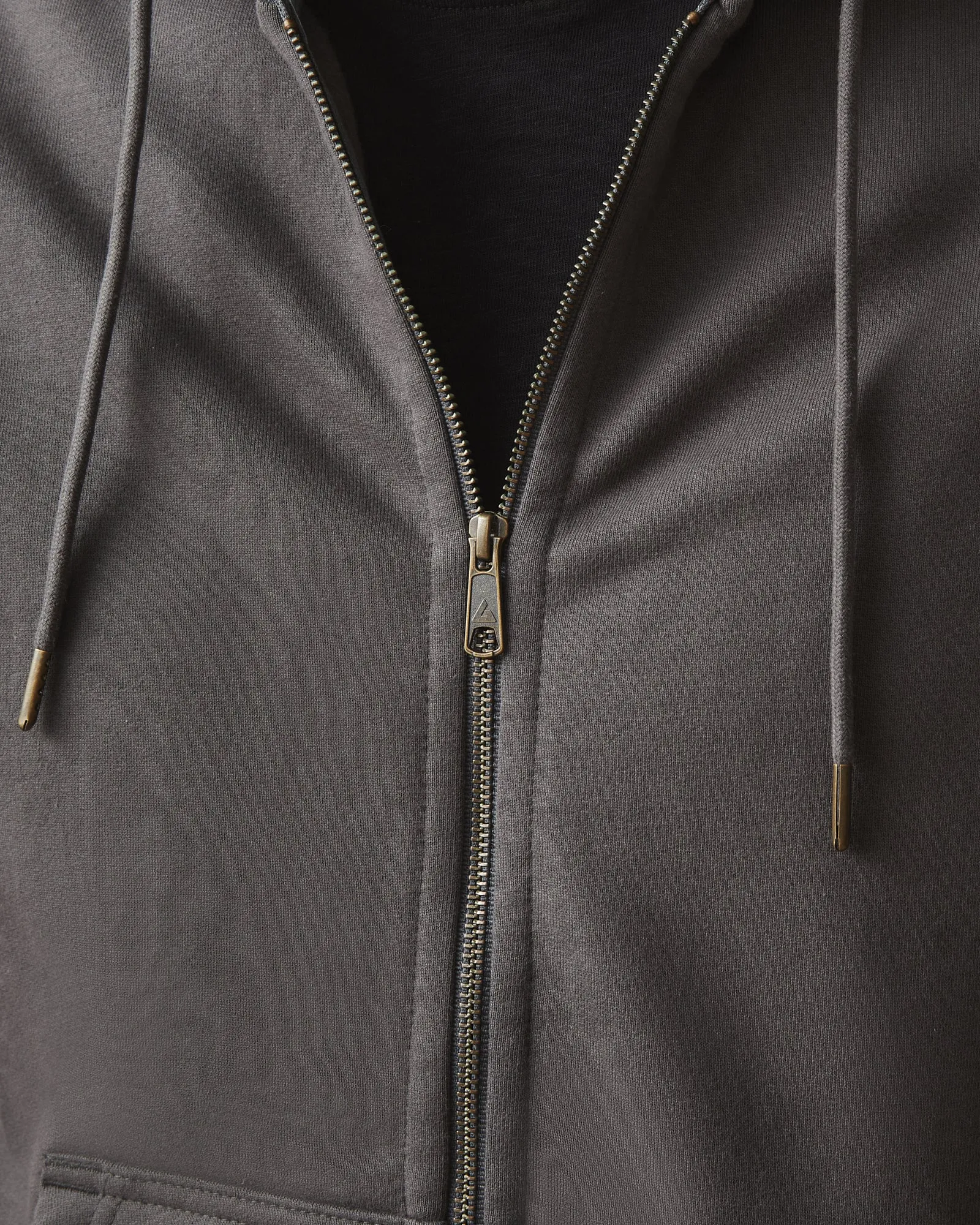 Relaxed Classic Full Zip - Phantom Grey