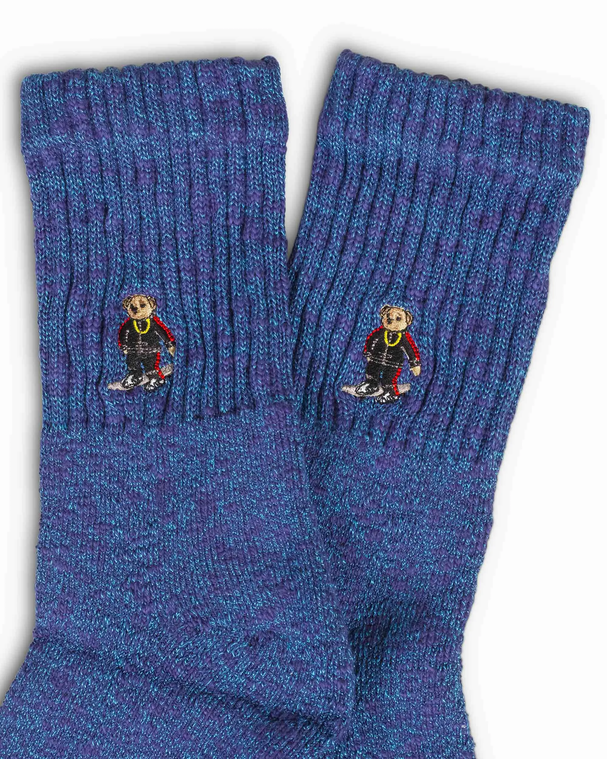 Rostersox B Bear Socks Blue