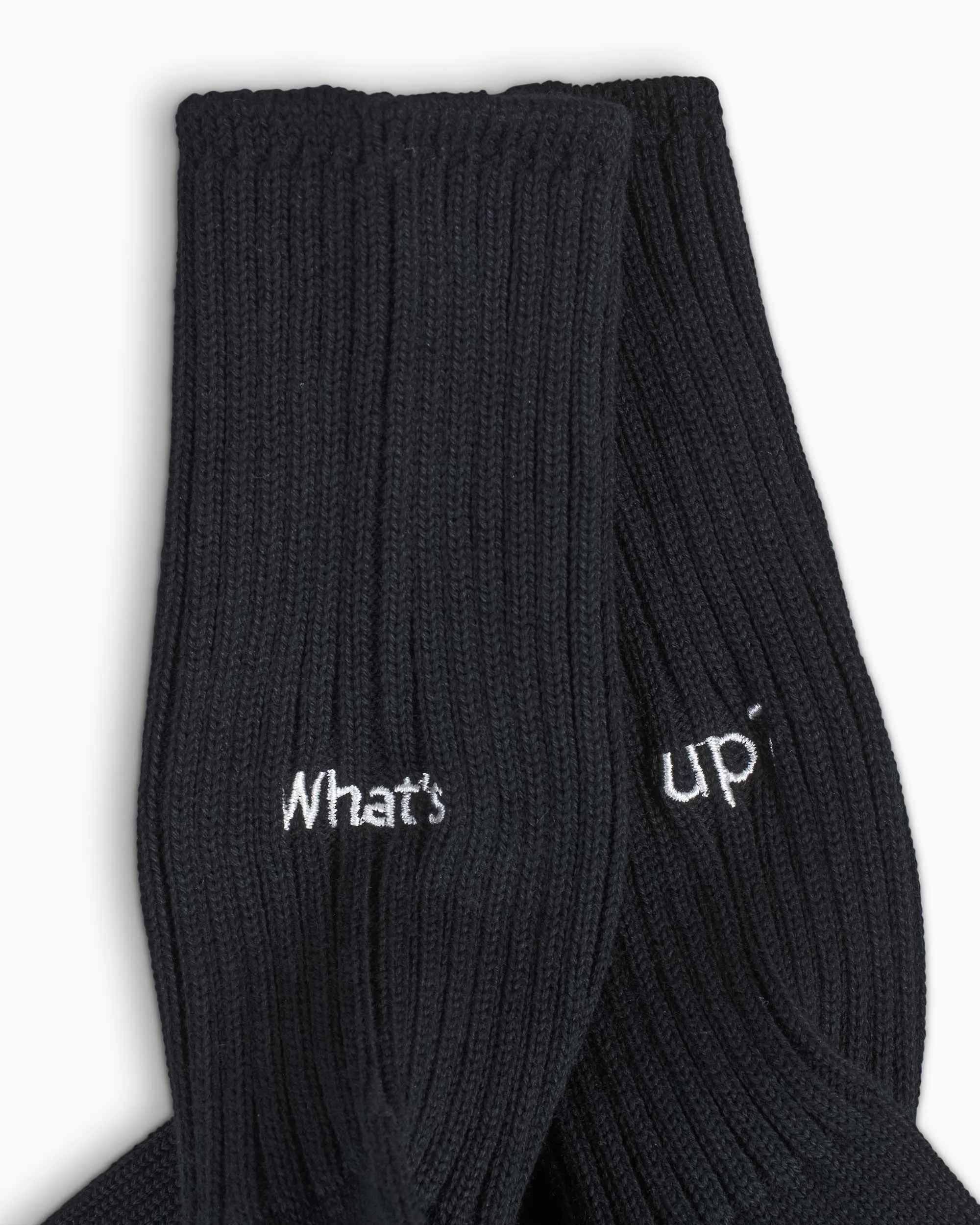 Rostersox What's Up Socks Black