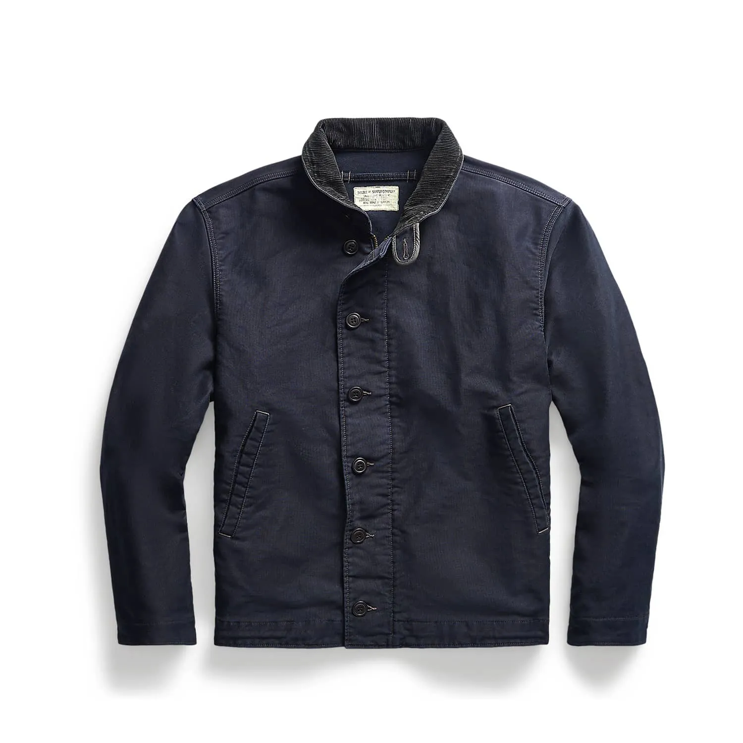 Dark Navy RRL Jungle Cloth Deck Jacket - Optimized E-commerce Title