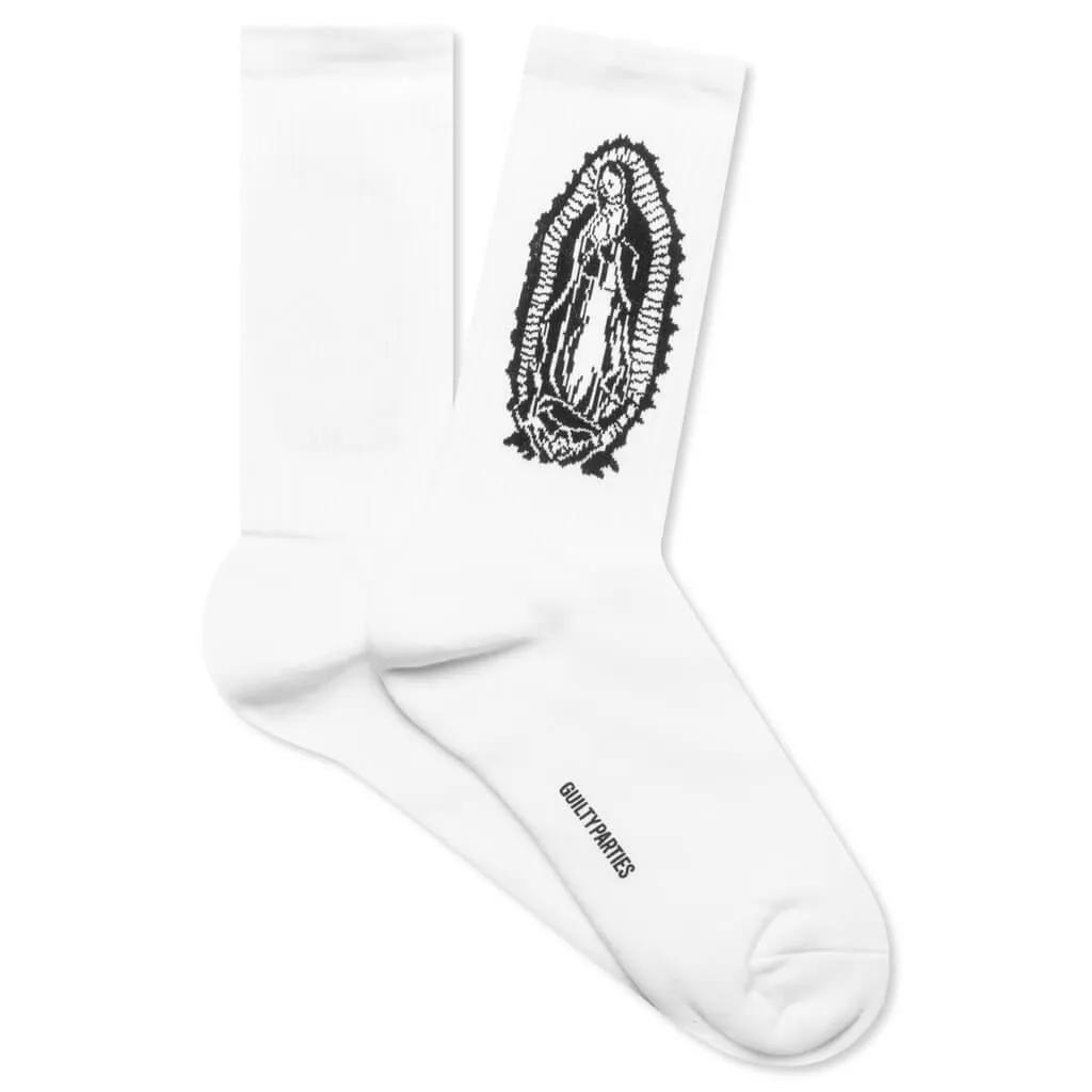 Skater Type-1 Socks - White