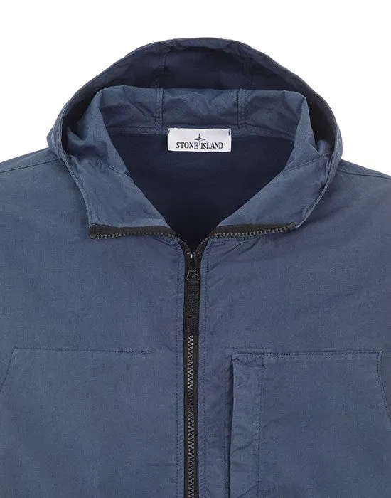 Stone Island Supima Cotton Jacket Avio Blue