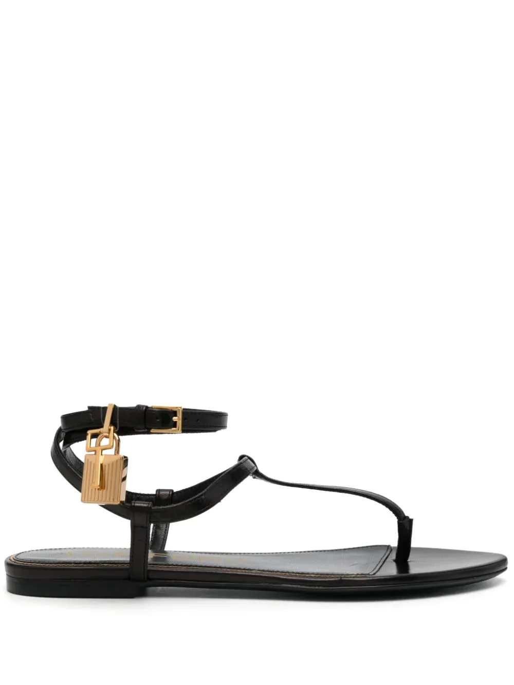 Tom Ford Padlock Flat Sandal