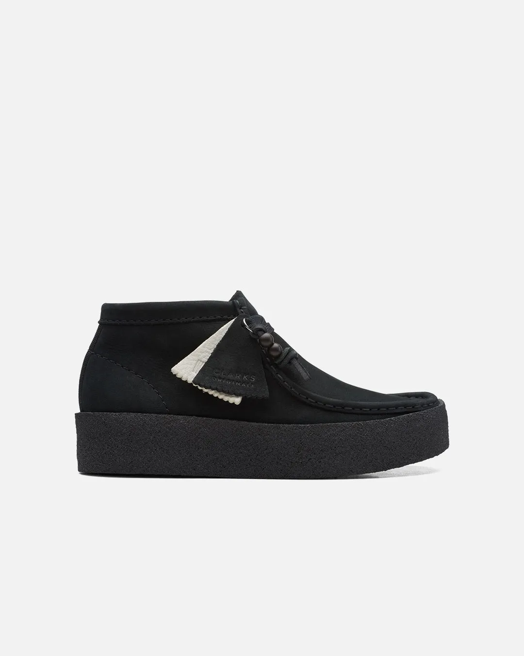 Wallabee Cup Boot - Black Nubuck