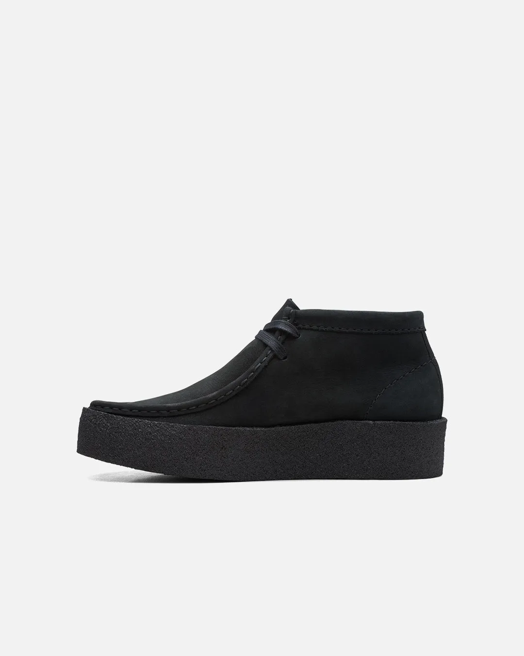 Wallabee Cup Boot - Black Nubuck