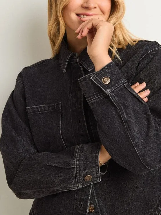 Z SUPPLY Cropped Denim Jacket