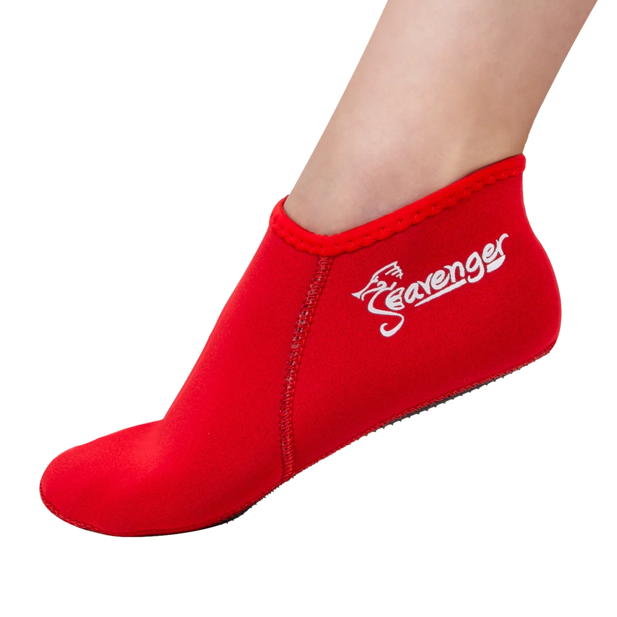 Zephyr 3mm Neoprene Socks - Red